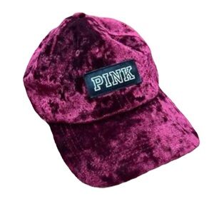 Victoria’s Secret Velvet PINK Baseball Cap - Magenta with Logo
Patch